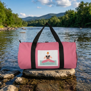 Women's gym yoga exercise sport cute duffle bag