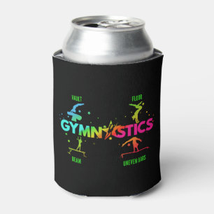 Women's Gymnastics Bars Beam Vault Floor Can Cooler
