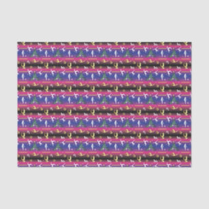 Women's Gymnastics Christmas Tree Tissue Paper