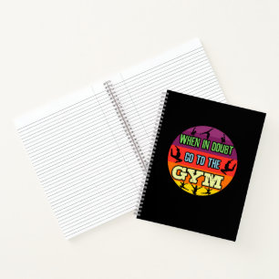 Women's Gymnastics When in Doubt Go to the Gym Notebook