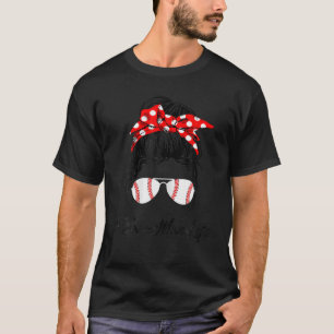 Womens Hair Bun Baseball Bonus T-Shirt