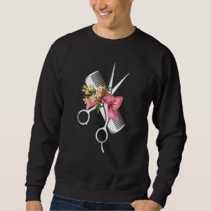 Womens Hairdresser Stylist Hairstyle Hair Salon H Sweatshirt