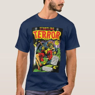Womens Halloween Horror Vintage Werewolf Comic Boo T-Shirt