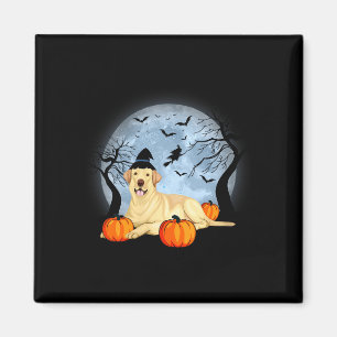 Women's halloween labrador magnet