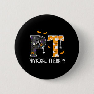 Womens Halloween Pt Physical Thvibespy Thvibespist 2 Inch Round Button