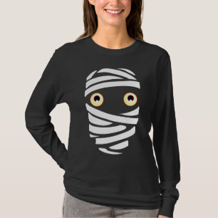 Women's Halloween Shirt Mummy Shirt Boo Tee
