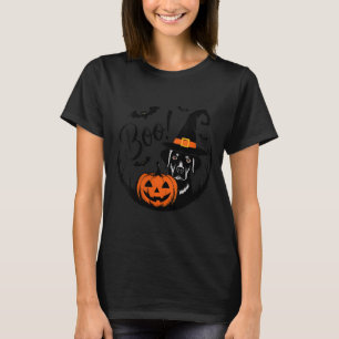 Womens Halloween Spooky Black Labrador Retriever T-Shirt