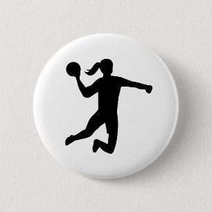 Womens handball 2 inch round button
