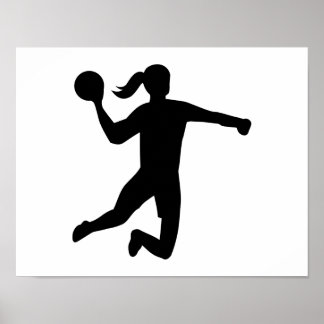 Womens handball poster