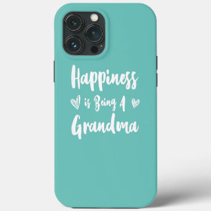 Womens Happiness is Being a Grandma Grandmother iPhone 13 Pro Max Case
