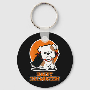 Womens Happy Halloween For Dog Lover - Vampire Dog Keychain
