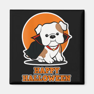 Womens Happy Halloween For Dog Lover - Vampire Dog Magnet