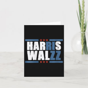 Womens Harris Wz Rizz Funny Voting Kamala Presiden Card