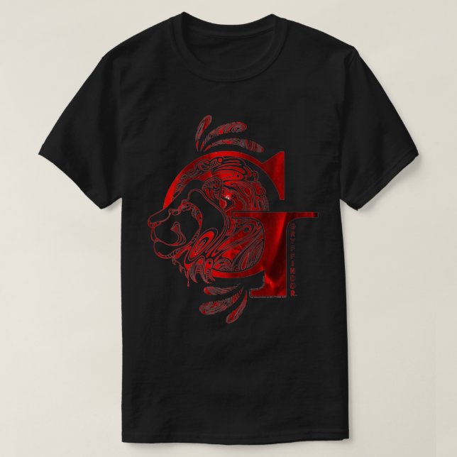 Womens Harry Potter Gryffindor G Logo VNeck  T-Shirt (Design Front)
