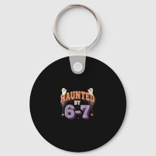 Womens Haunted 67 Six Seven Meme  Keychain