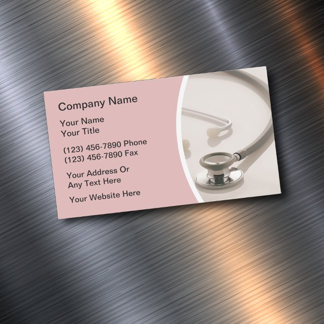 Women's Health Professional Magnetic Business Card (Creator Uploaded)