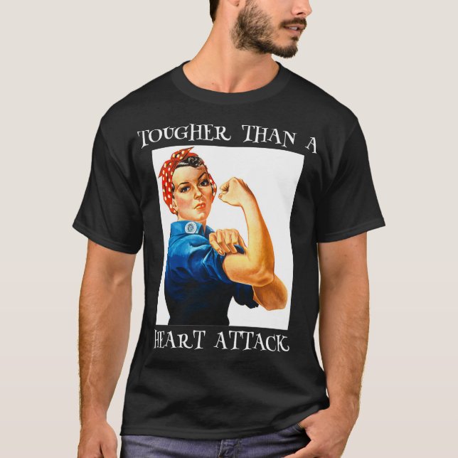 Womens Heart Attack Survivor Gift  T-Shirt (Front)