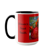 Women's Heart Health mugs Love Coffee Friends