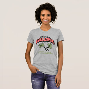 Women's Heather Grey "Falling Down" Surreal Tee