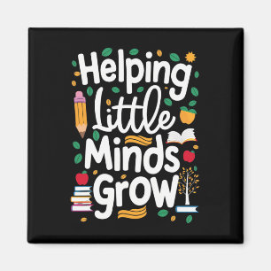 Women's Helping Little Minds Grow Back To School A Magnet