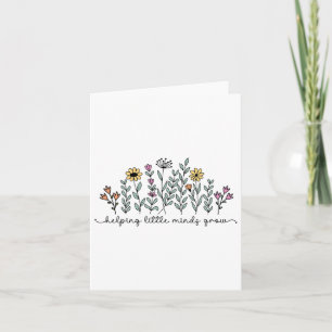 Women's Helping Little Minds Grow Back To School W Card