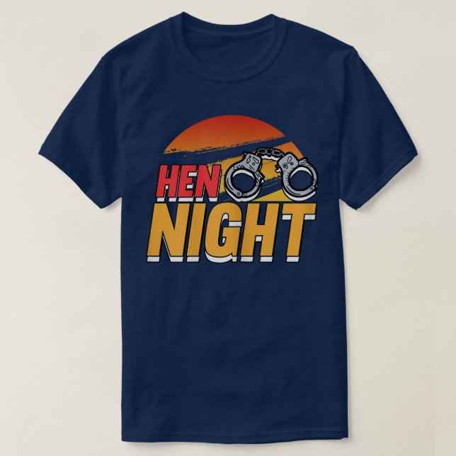 Womens Hen Night Bride  T-Shirt (Design Front)