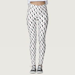 Women's high-heeled shoes leggings