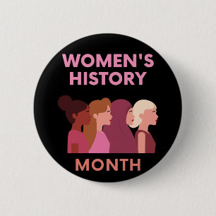 Women's History Month 2 Inch Round Button