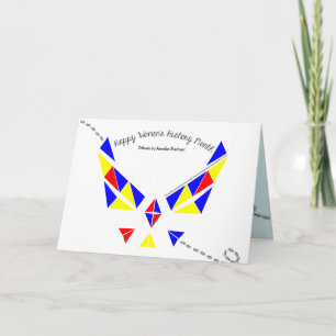 Women's History Month Ameila Earhart Greeting Card