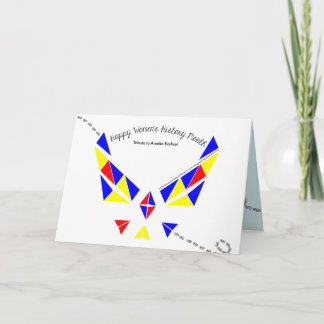 Women's History Month Ameila Earhart Greeting Card