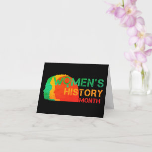 WOMEN'S HISTORY MONTH CARD