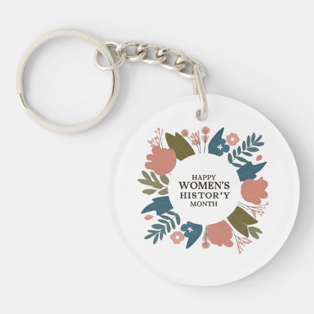 Women's History Month Keychain (Front)