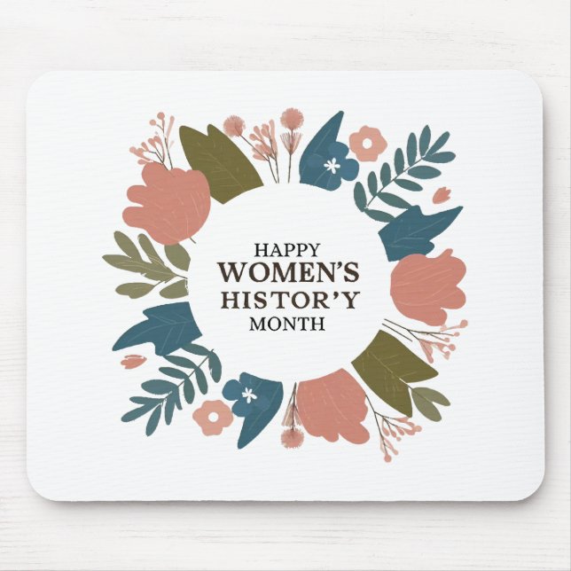 Women's History Month Mouse Pad (Front)