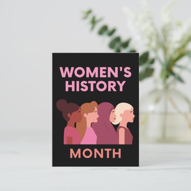 Women's History Month Postcard (Standing Front)