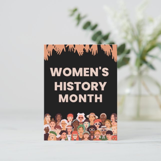 Women's History Month Postcard (Standing Front)
