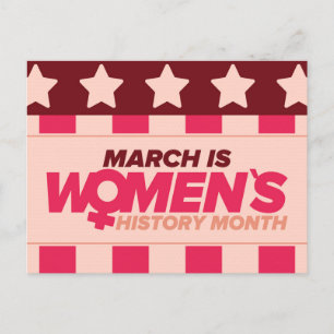 Womens History Month  Postcard