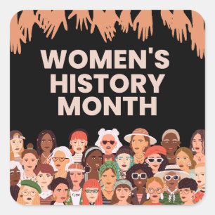 Women's History Month Square Sticker