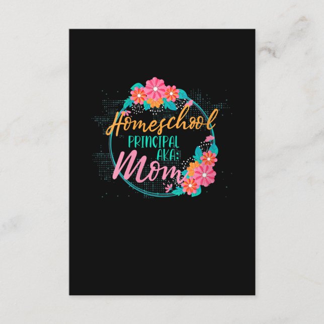 Women's Homeschool Mom Gift Funny Home School Enclosure Card (Front)