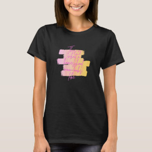 Womens Homeschool Mom Trendy Pink And Orange T-Shirt