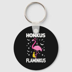 Womens Honkus Flaminkus Funny Gift for Halloween Keychain