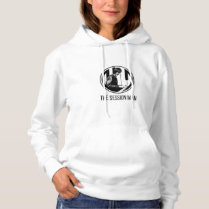 Women's Hoodie with The Session Man (b&w)