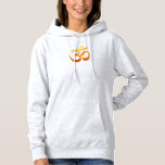 Womens Hoodies Front & Back Design Om Mantra<br><div class="desc">Double Sided Yoga Om Mantra Symbol Gold Sun Womens Asana Relax Yellow Orange Inspirational Fitness Elegant Template Women's Basic Grey Hoodie / Hooded Sweatshirt.</div>