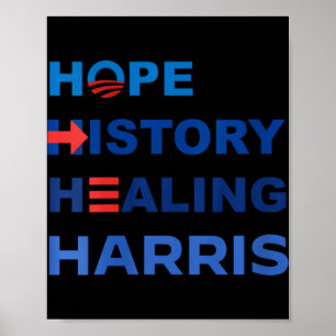 Womens Hope History Healing Harris W 2024 Poster