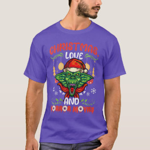Womens Horror Film Cinema Zombie Santa Christmas L T-Shirt