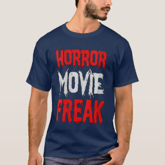 Womens Horror Movie Fan Funny Horror Movie Freak V T-Shirt