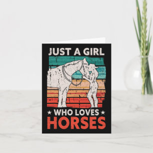 Womens Horse Riding Owner Outfit Equestrian Horse  Card