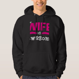 Womens Humorous Statement Valentine's Day In Love Hoodie