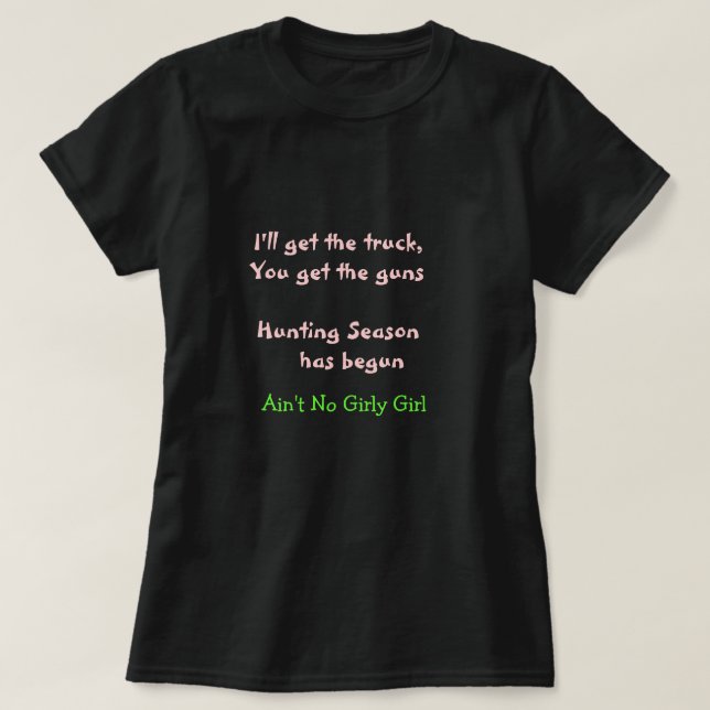 Women's Hunting T-Shirts (Design Front)