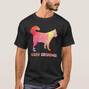 Womens Husky Dog Costume Mother s Day Siberian Hus T-Shirt