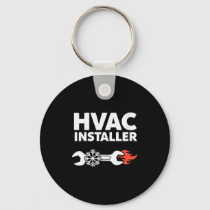Womens Hvac Installer Funny Hvac Tech Technician F Keychain